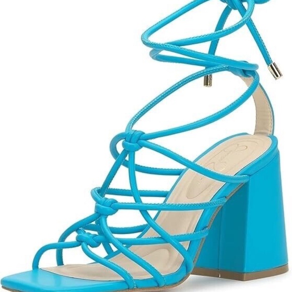 New Jessica Simpson Ozias Strappy Pumps Nevada Blue Women's Size 5.5 M NIB - Picture 6 of 11